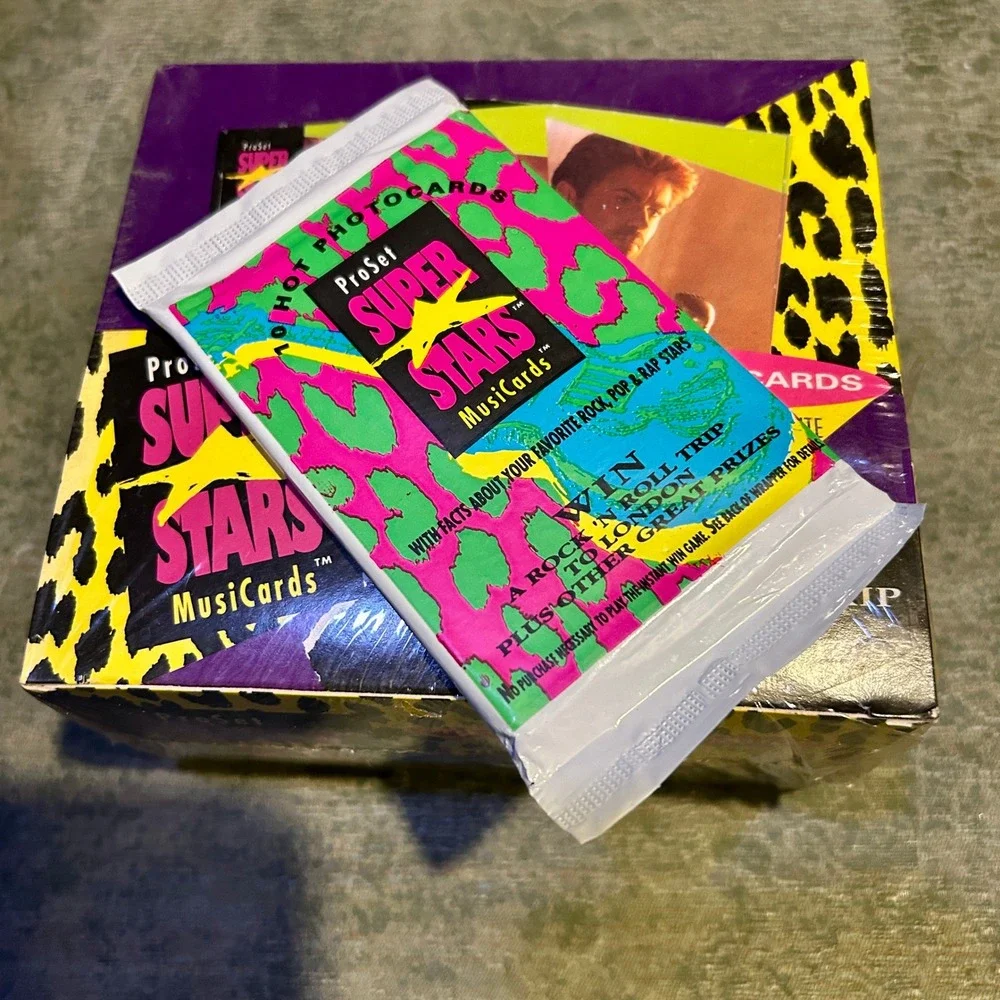 Pro Set SuperStars MusiCards Series 1991 Sealed Box Music Cards